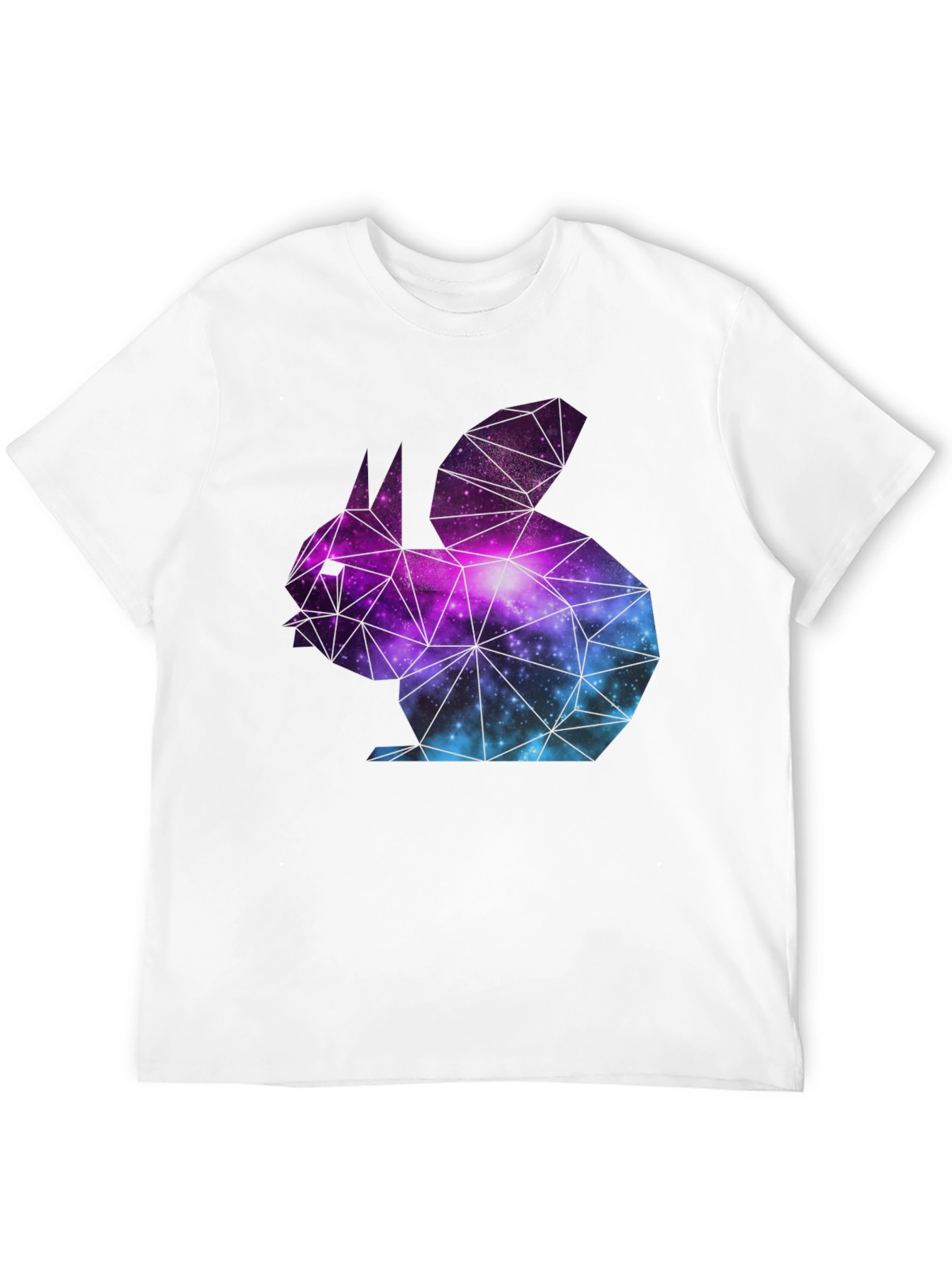 Galaxy Rabbit Graphic T-Shirt - Black