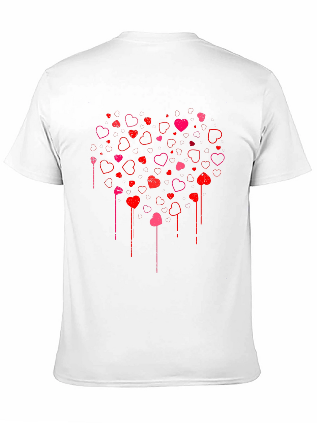 Heart Cascade Graphic T-Shirt