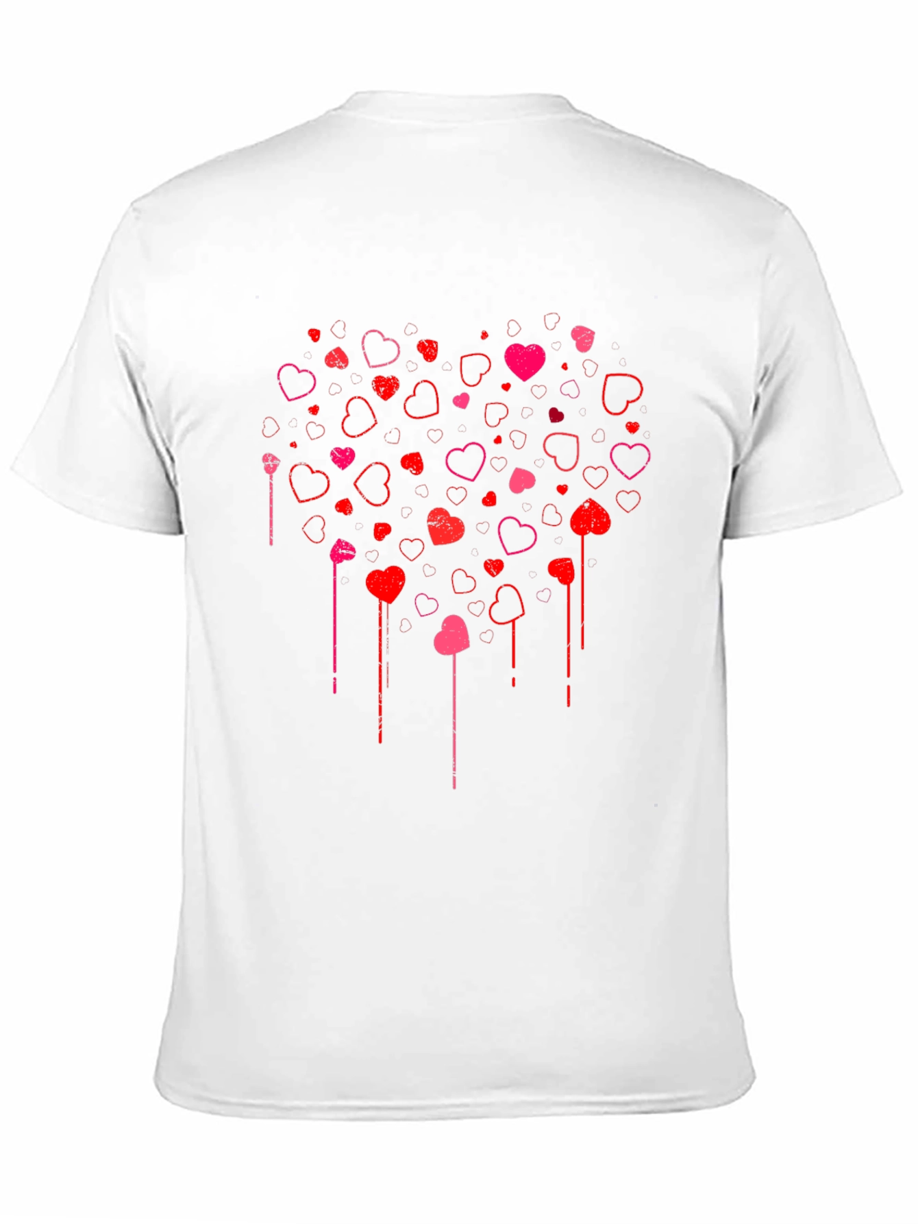 Heart Cascade Graphic T-Shirt