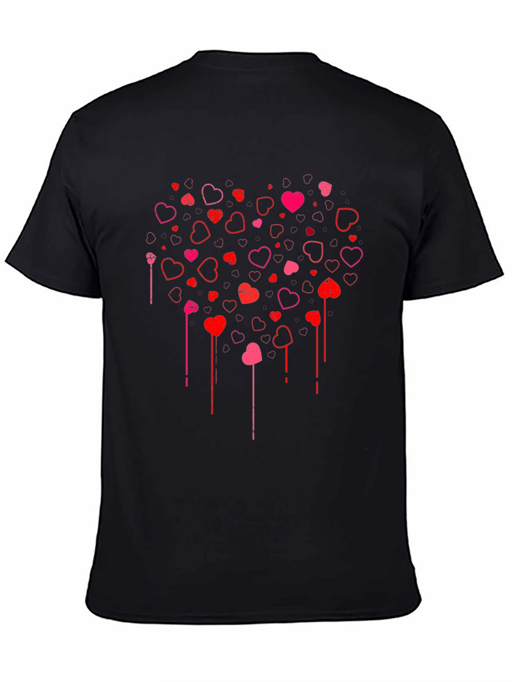Heart Cascade Graphic T-Shirt