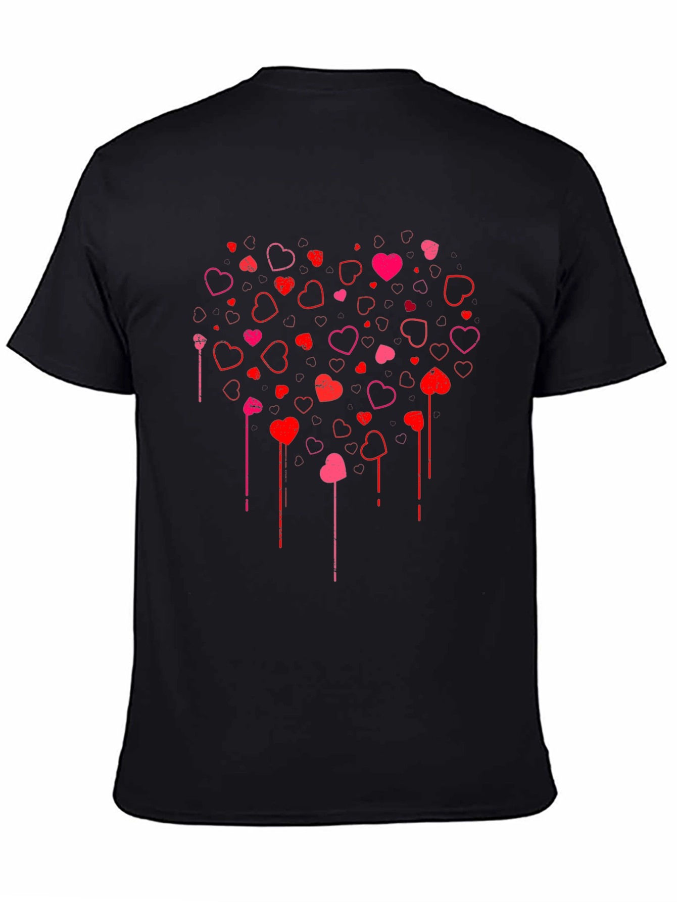Heart Cascade Graphic T-Shirt