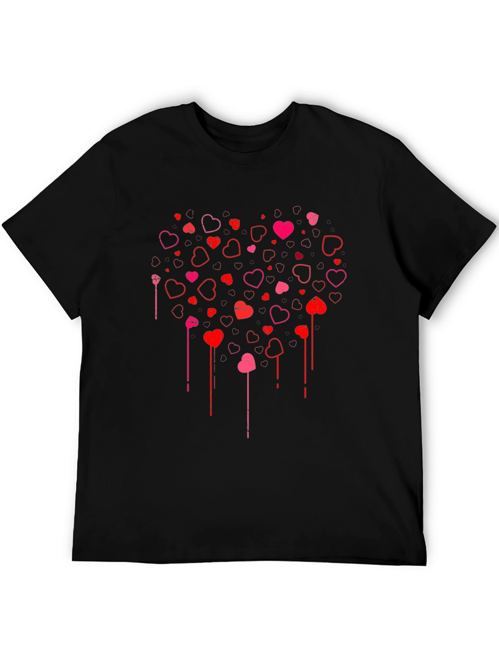 Heart Cascade Graphic T-Shirt
