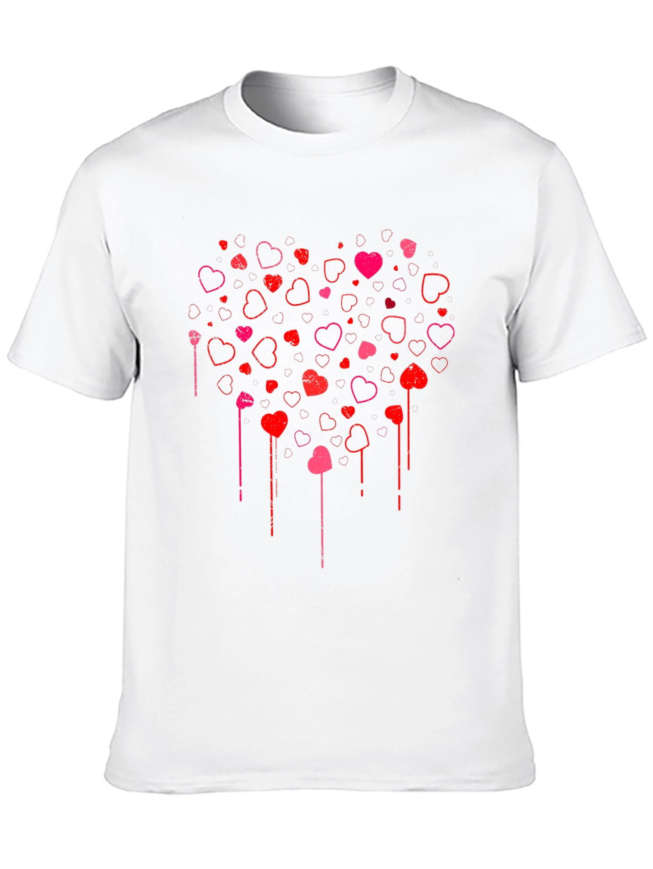 Heart Cascade Graphic T-Shirt