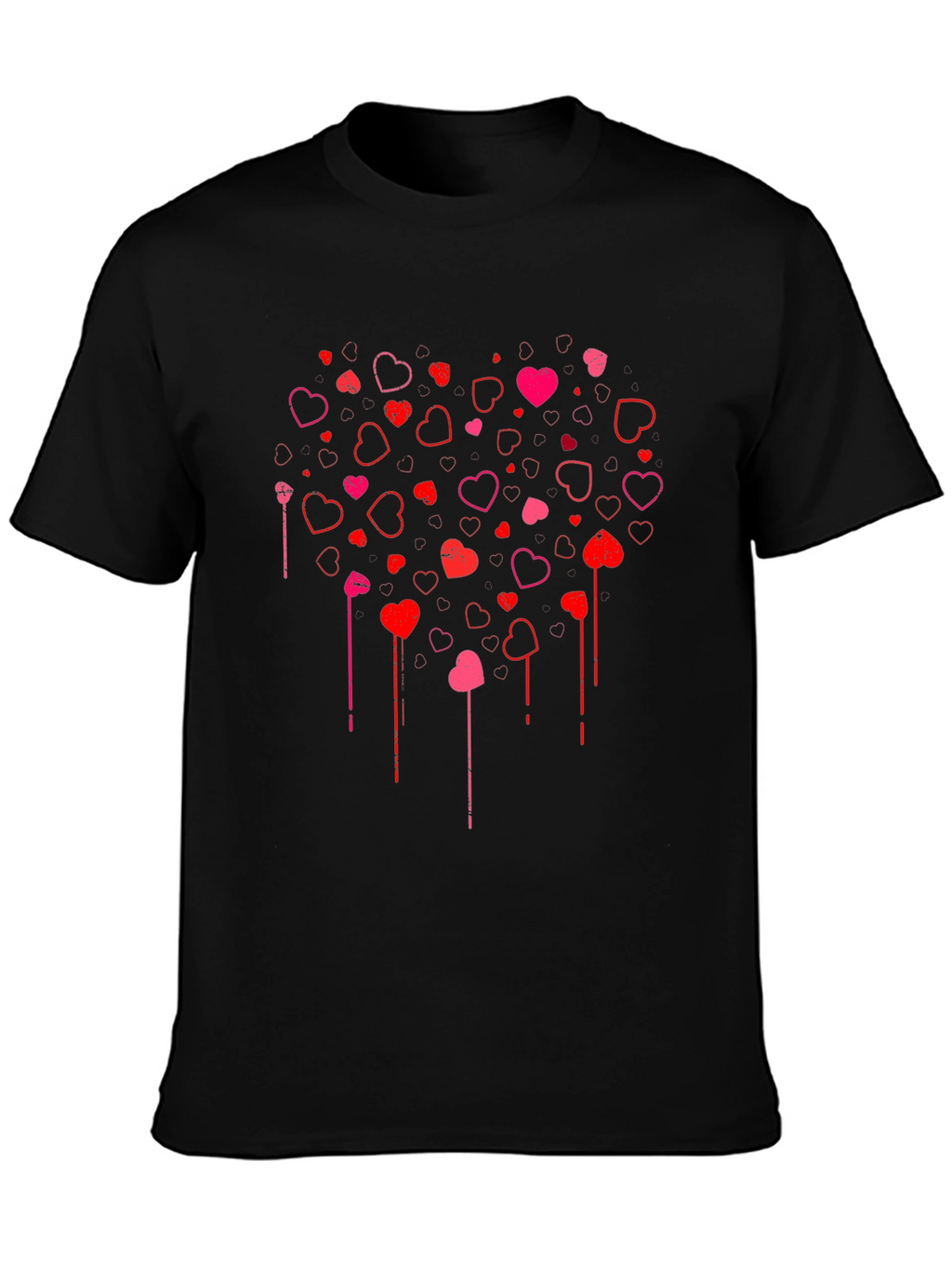 Heart Cascade Graphic T-Shirt