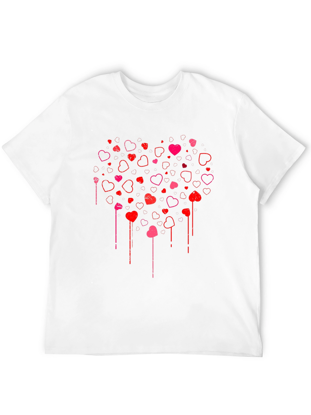 Heart Cascade Graphic T-Shirt