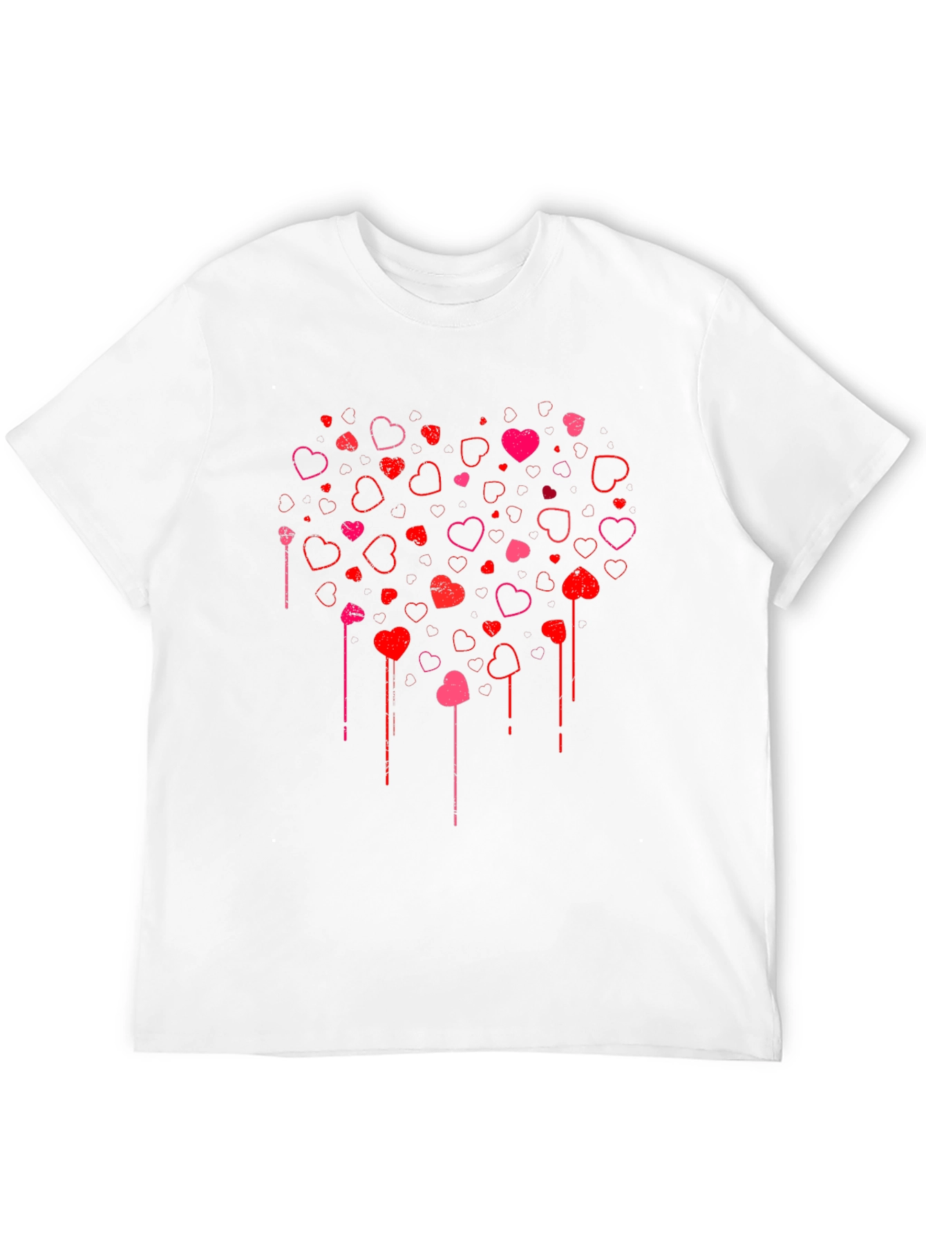 Heart Cascade Graphic T-Shirt