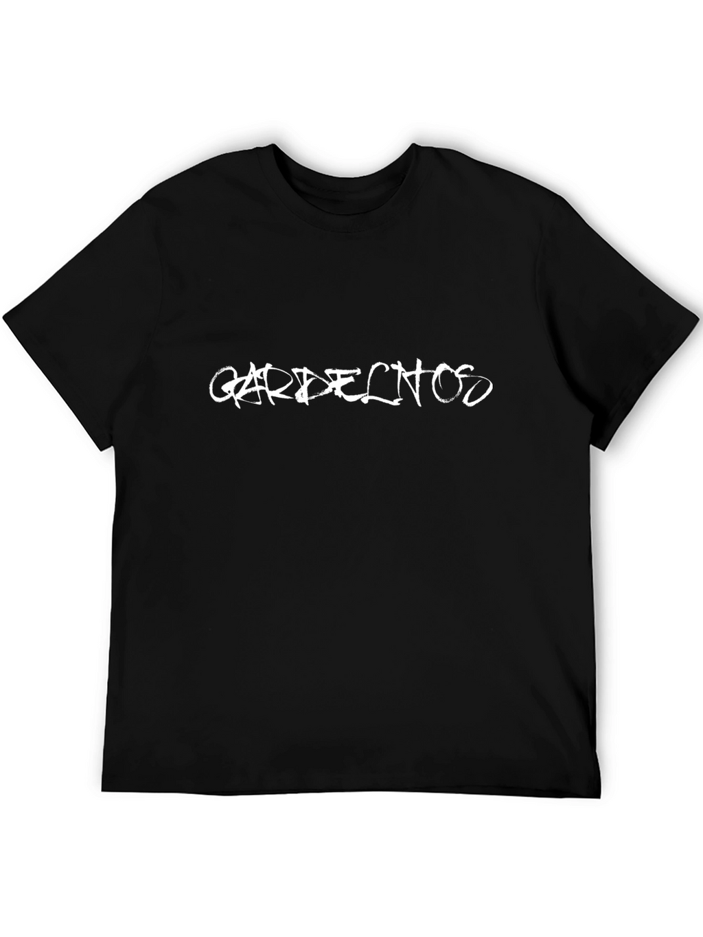 Black T-Shirt with White GARDELNOFO Text