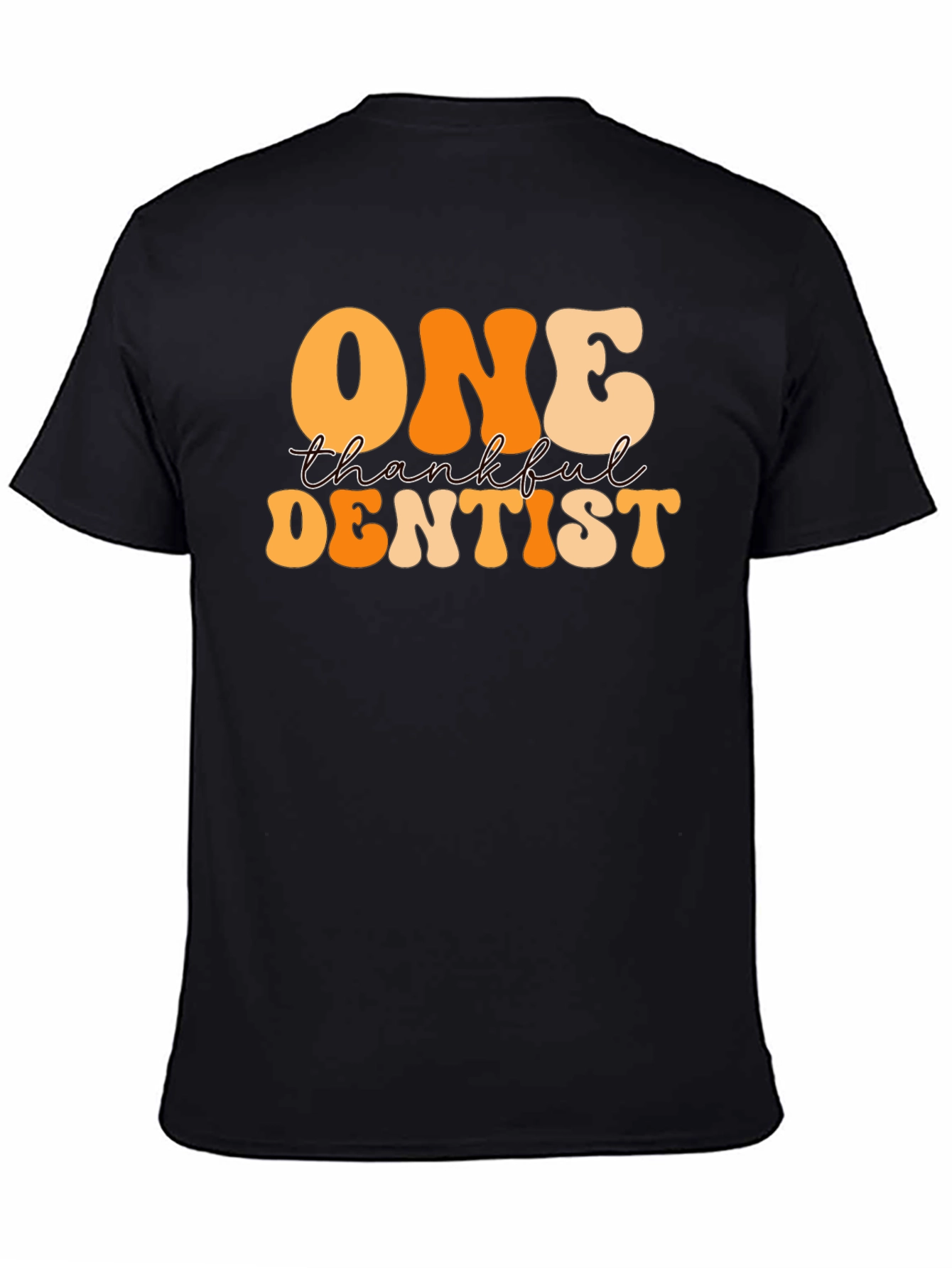 One Thankful Dentist T-Shirt - Retro Thanksgiving Tee