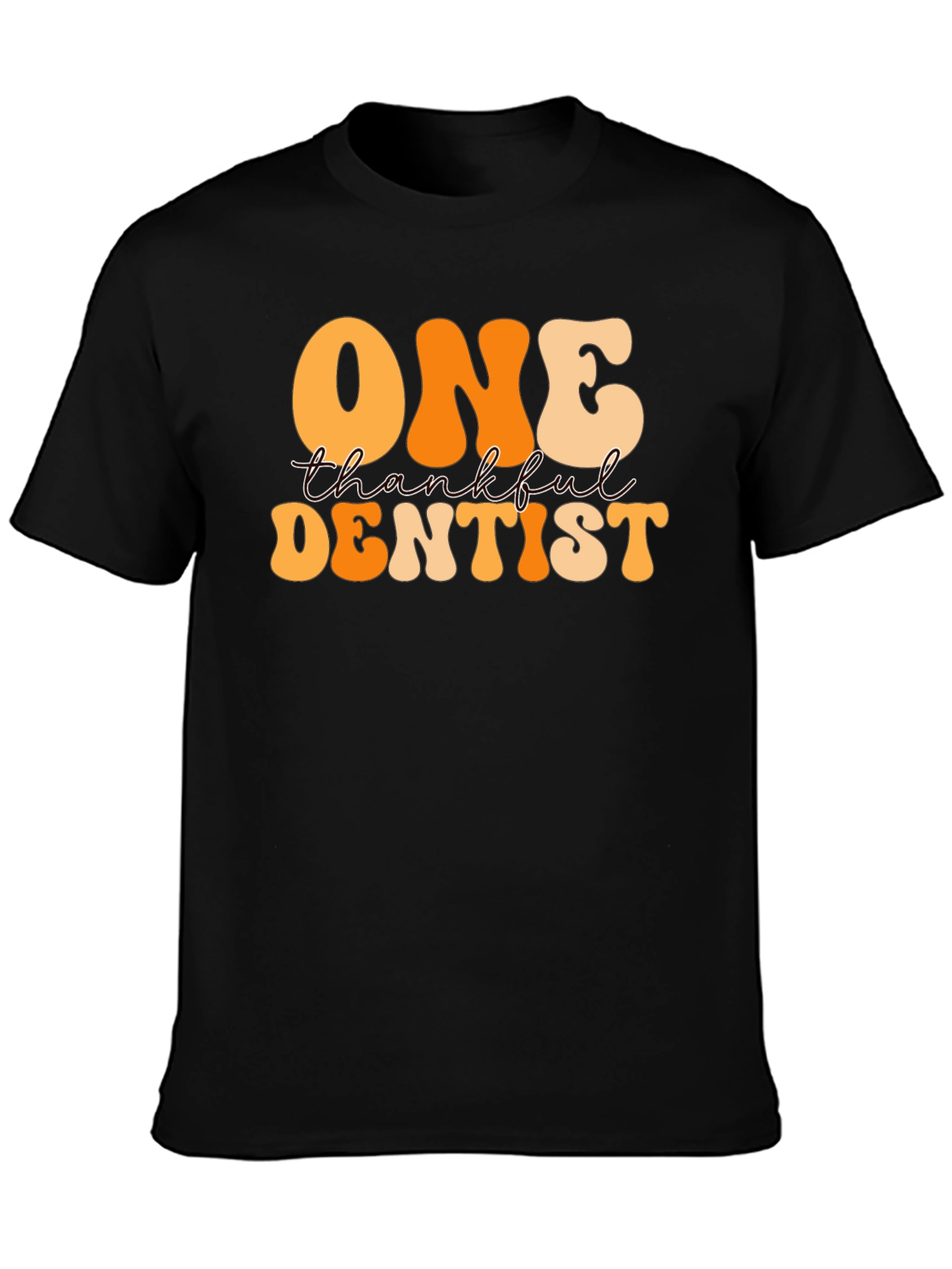 One Thankful Dentist T-Shirt - Retro Thanksgiving Tee