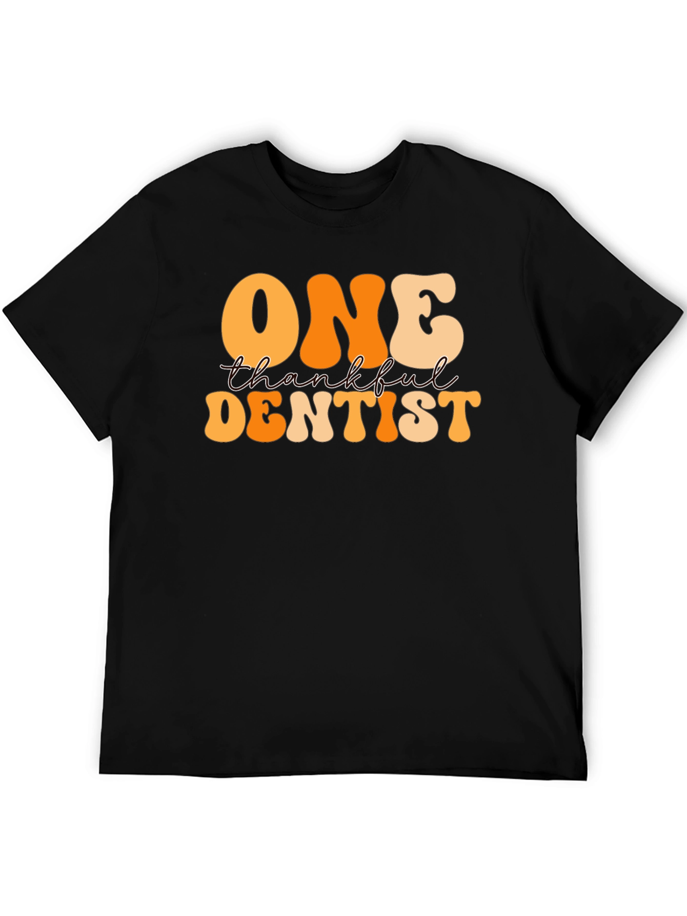 One Thankful Dentist T-Shirt - Retro Thanksgiving Tee