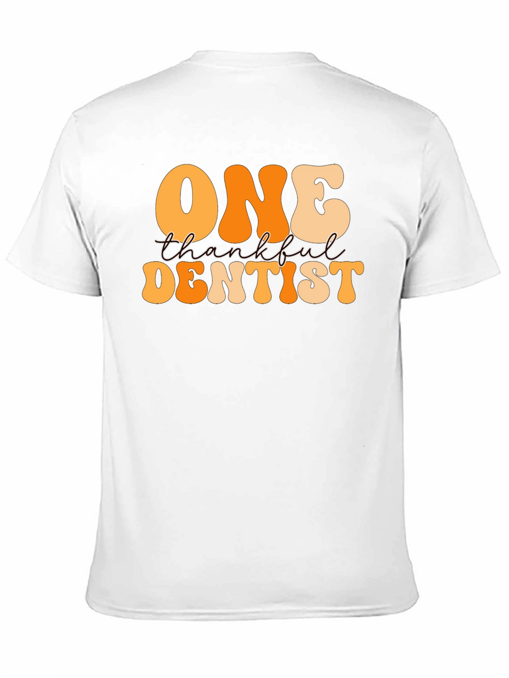 One Thankful Dentist T-Shirt - Retro Thanksgiving Tee