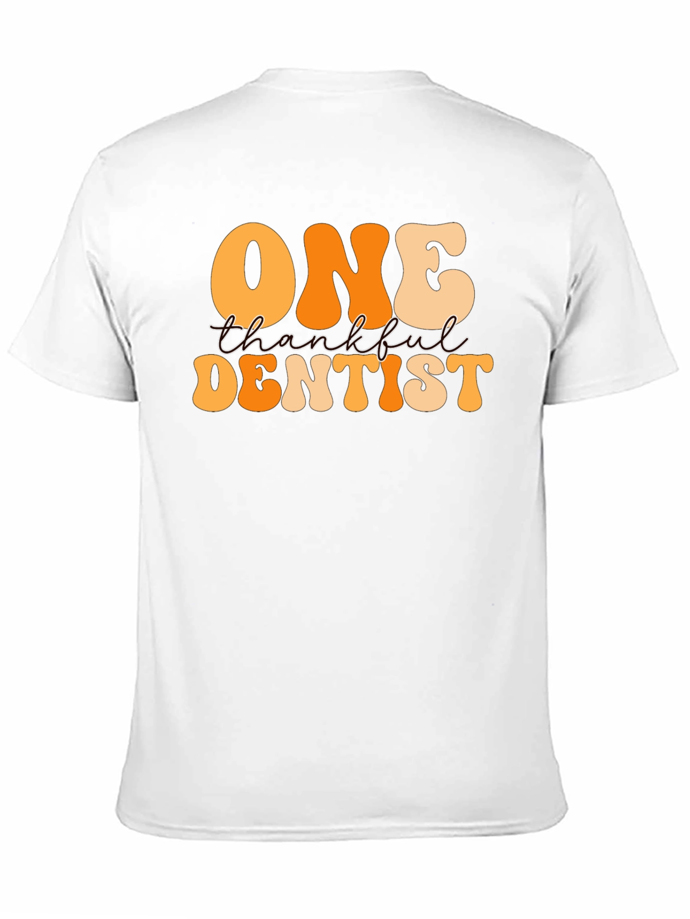 One Thankful Dentist T-Shirt - Retro Thanksgiving Tee