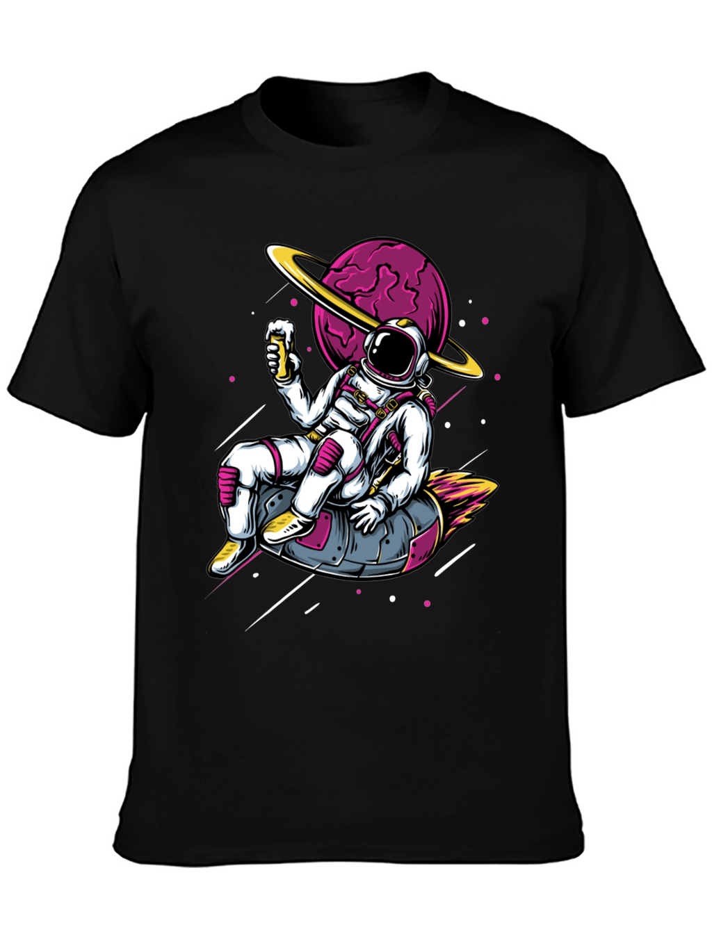 Astronaut on Rocket T-Shirt
