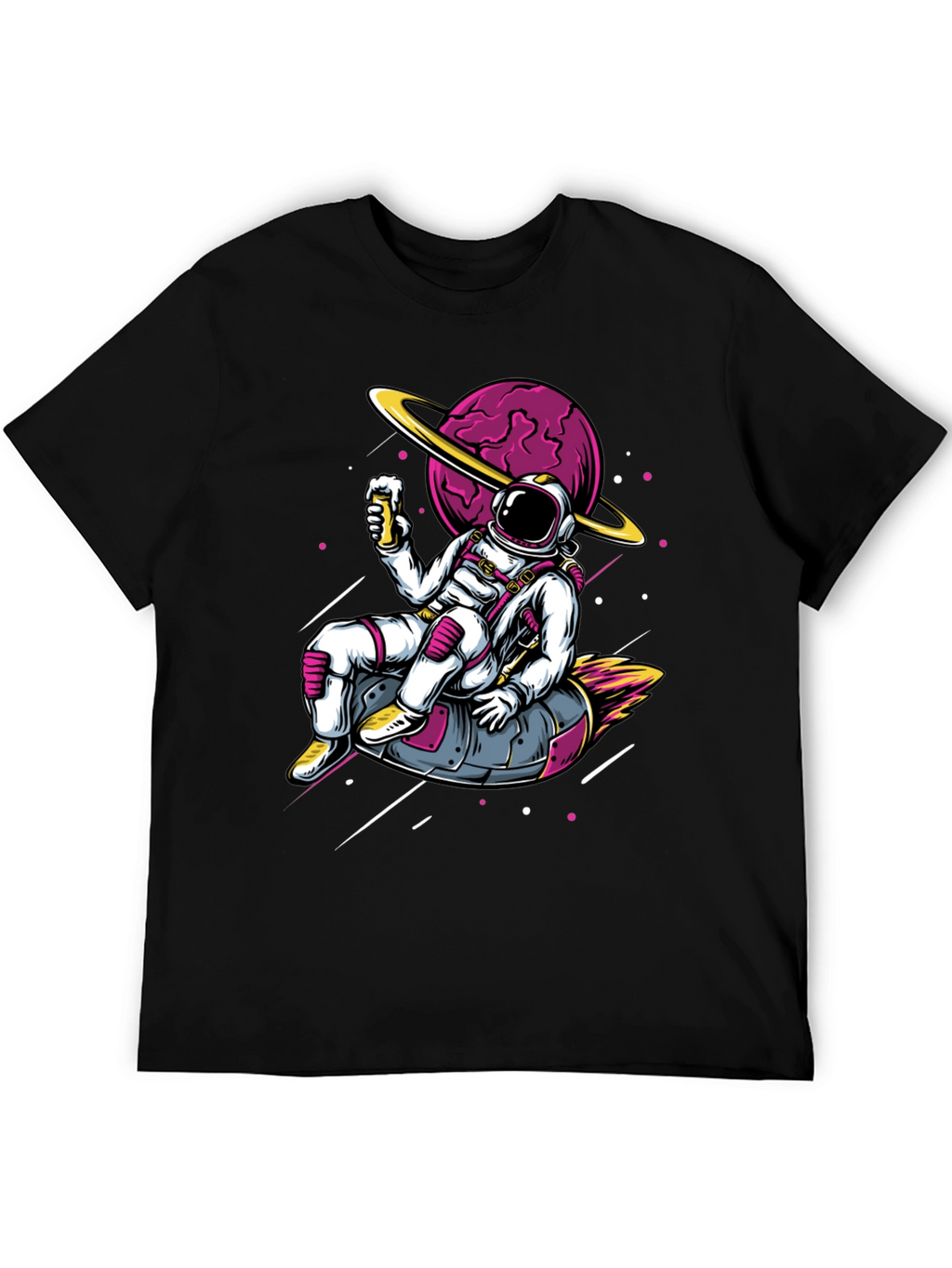Astronaut on Rocket T-Shirt