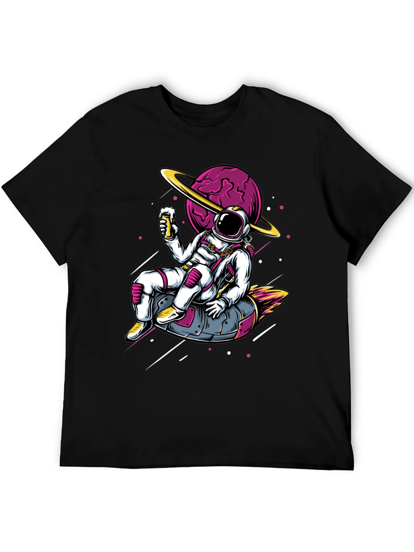Astronaut on Rocket T-Shirt