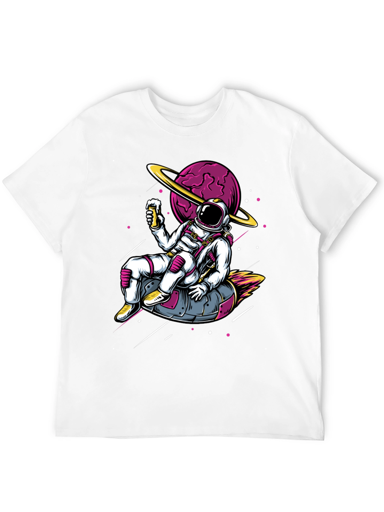 Astronaut on Rocket T-Shirt