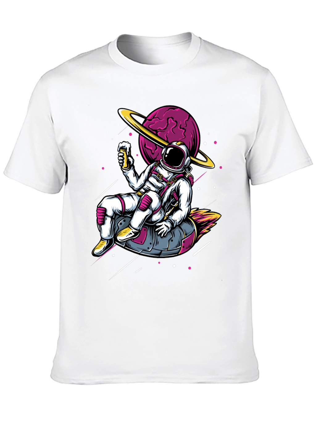 Astronaut on Rocket T-Shirt