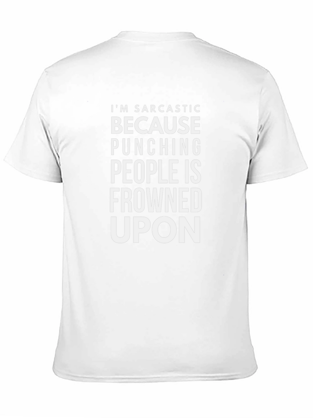 Sarcastic Punching People Graphic Tee