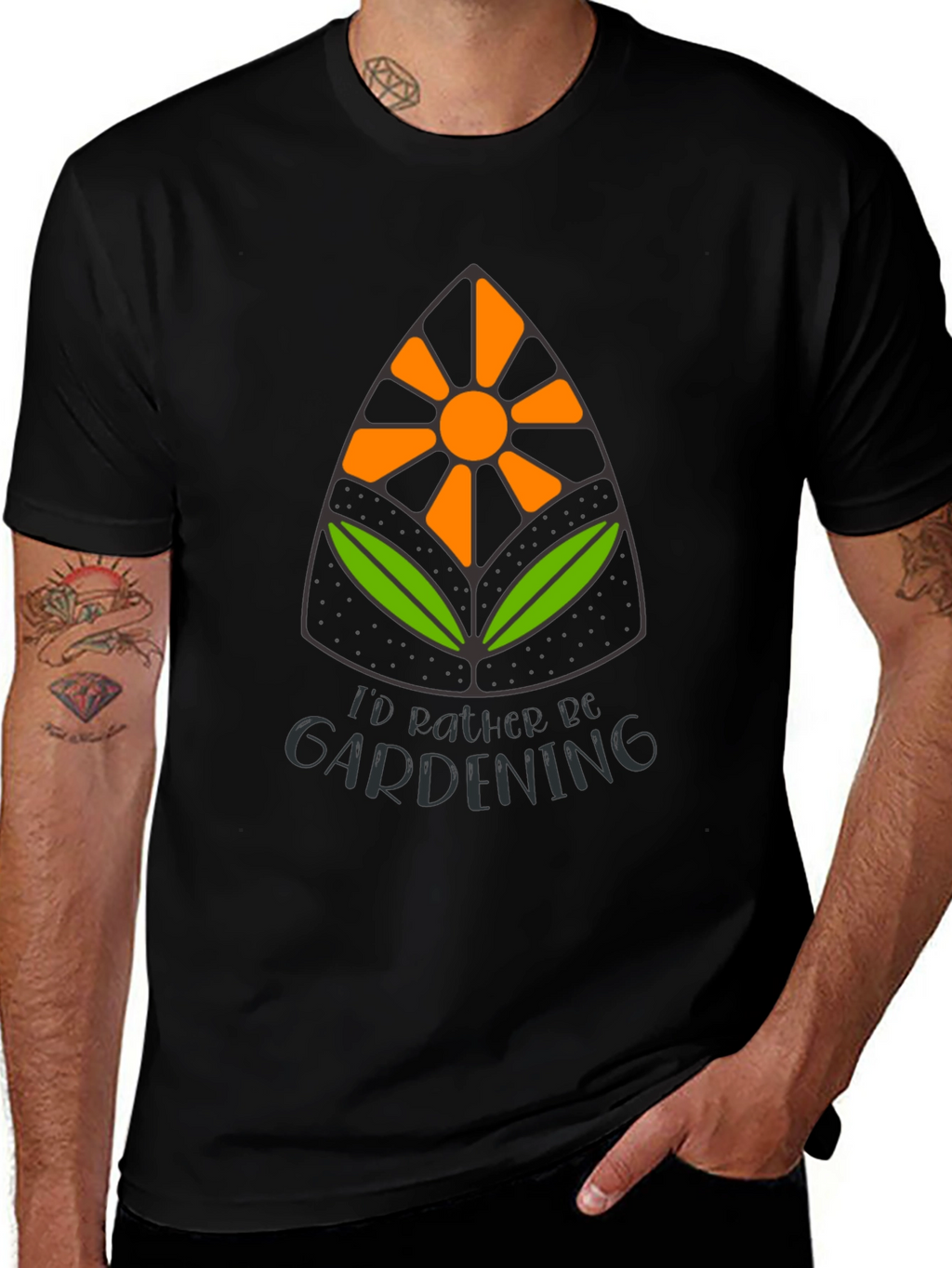 Id Rather Be Gardening Graphic Tee