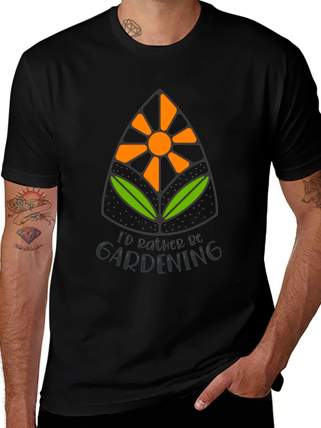 Id Rather Be Gardening Graphic Tee