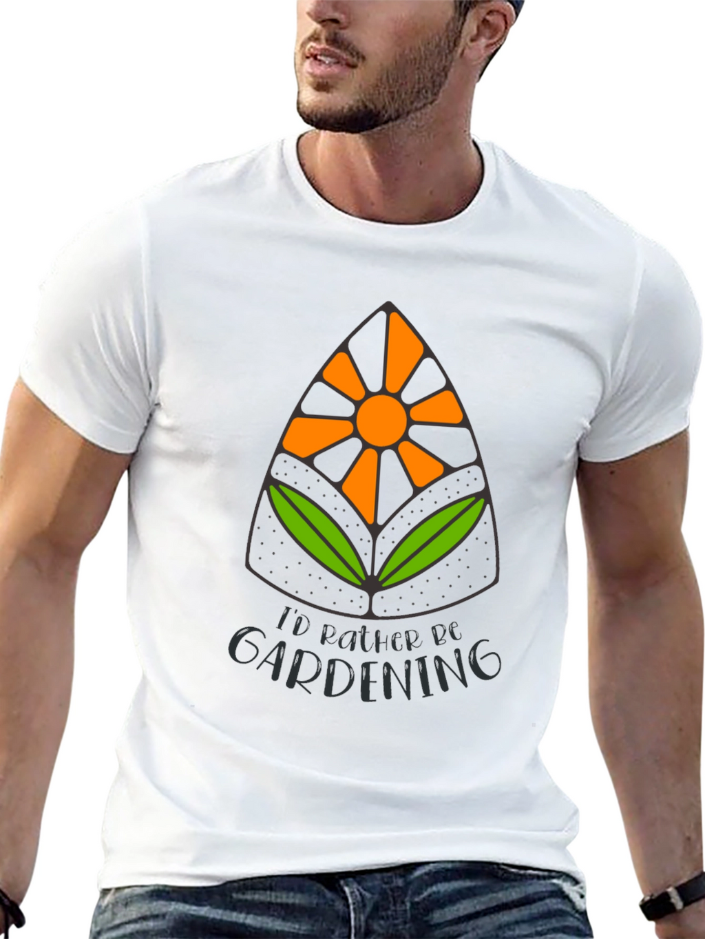 Id Rather Be Gardening Graphic Tee