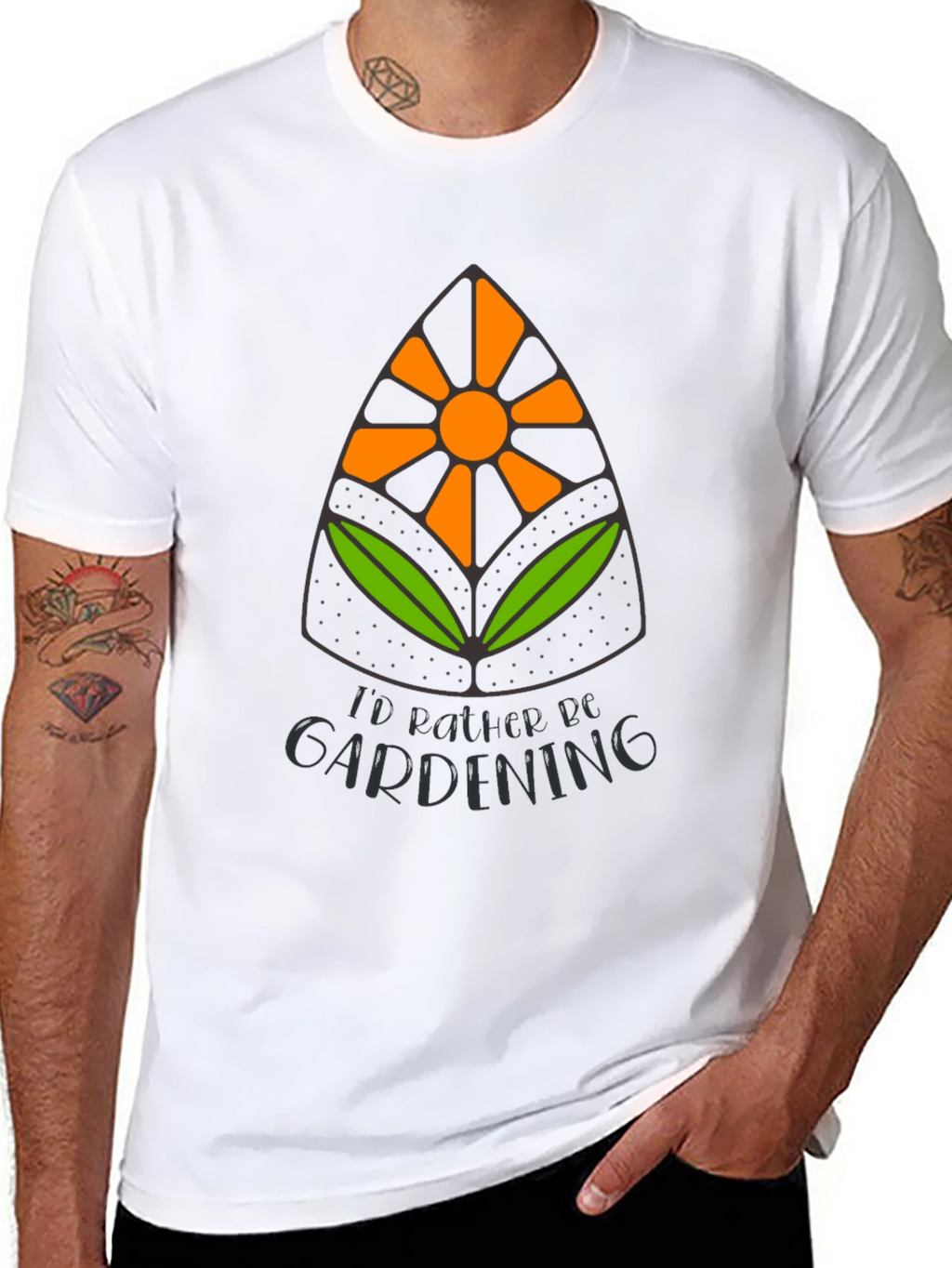 Id Rather Be Gardening Graphic Tee