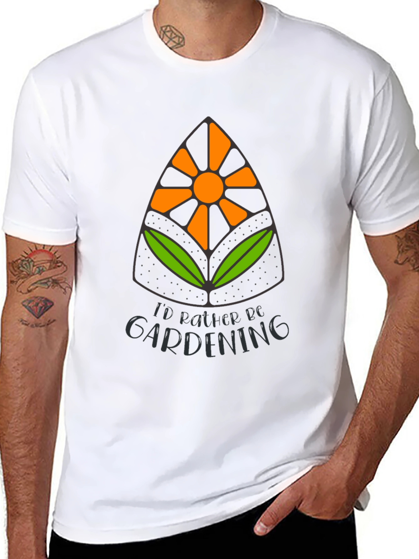 Id Rather Be Gardening Graphic Tee