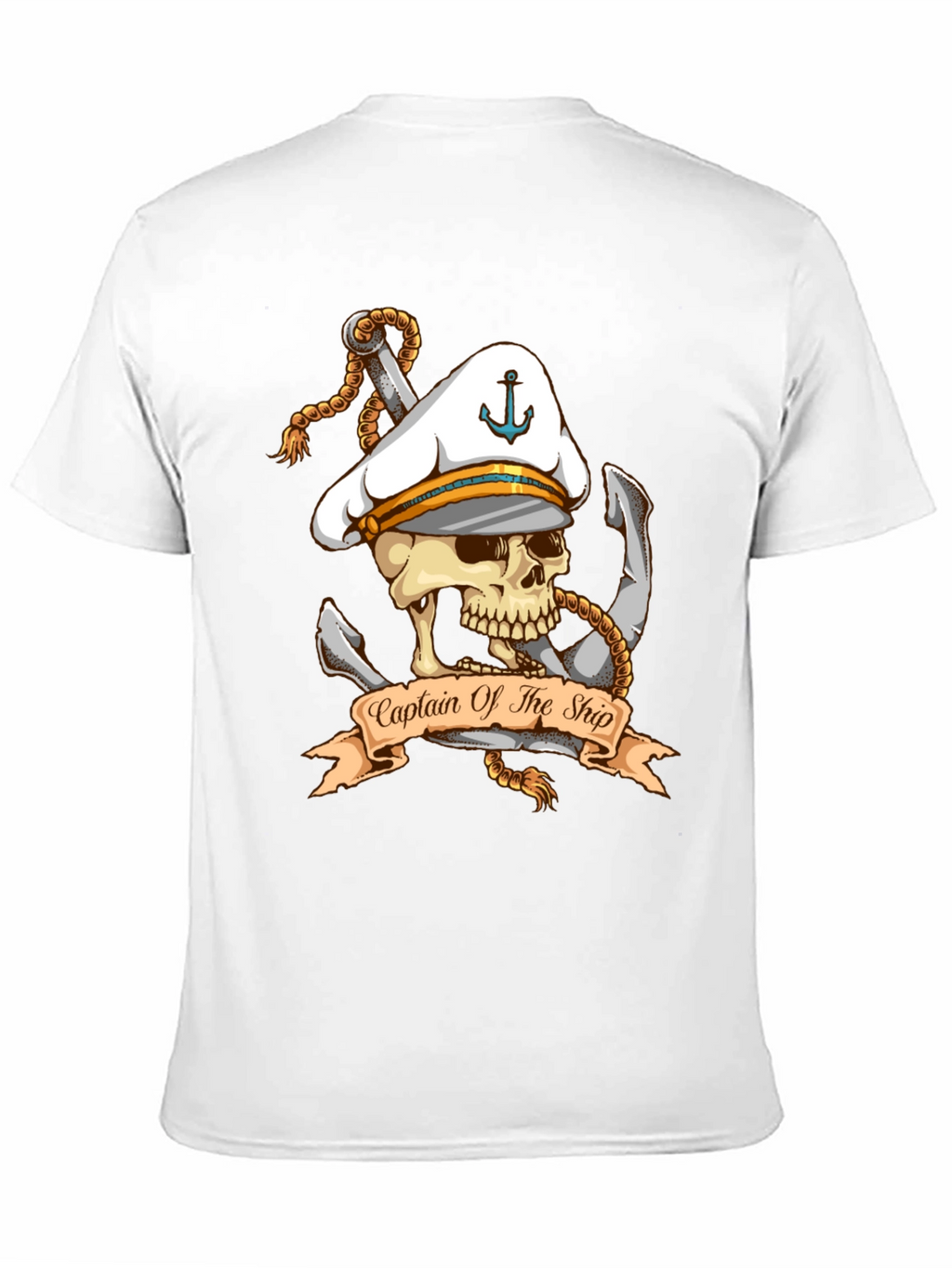 Captain of The Ship Skull Graphic T-Shirt