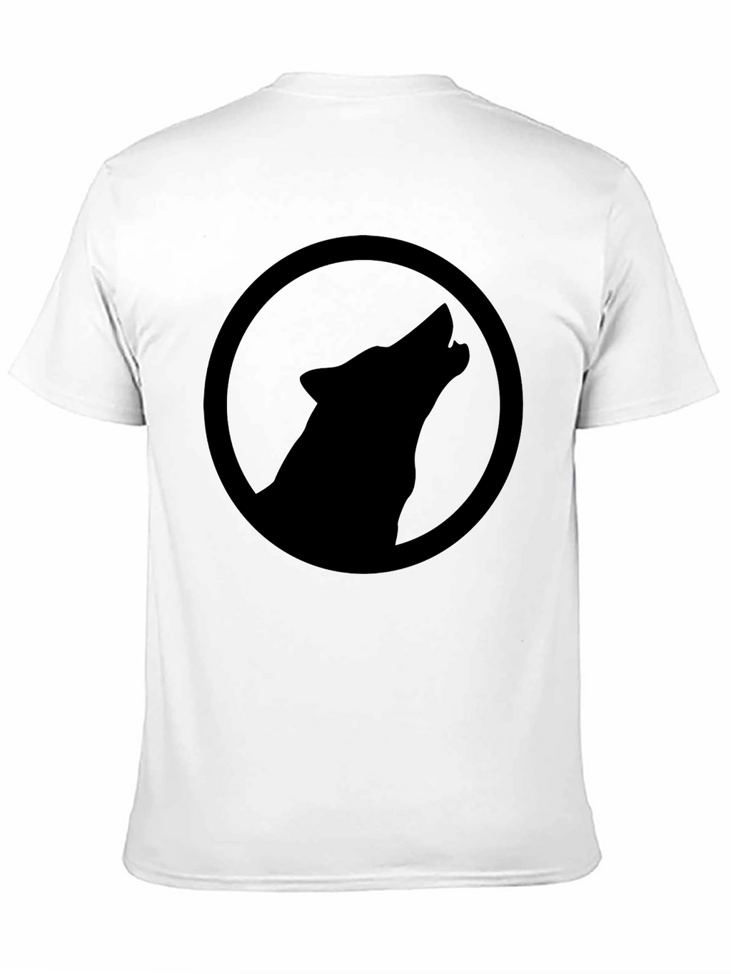 Wolf Howl Silhouette Graphic T-Shirt