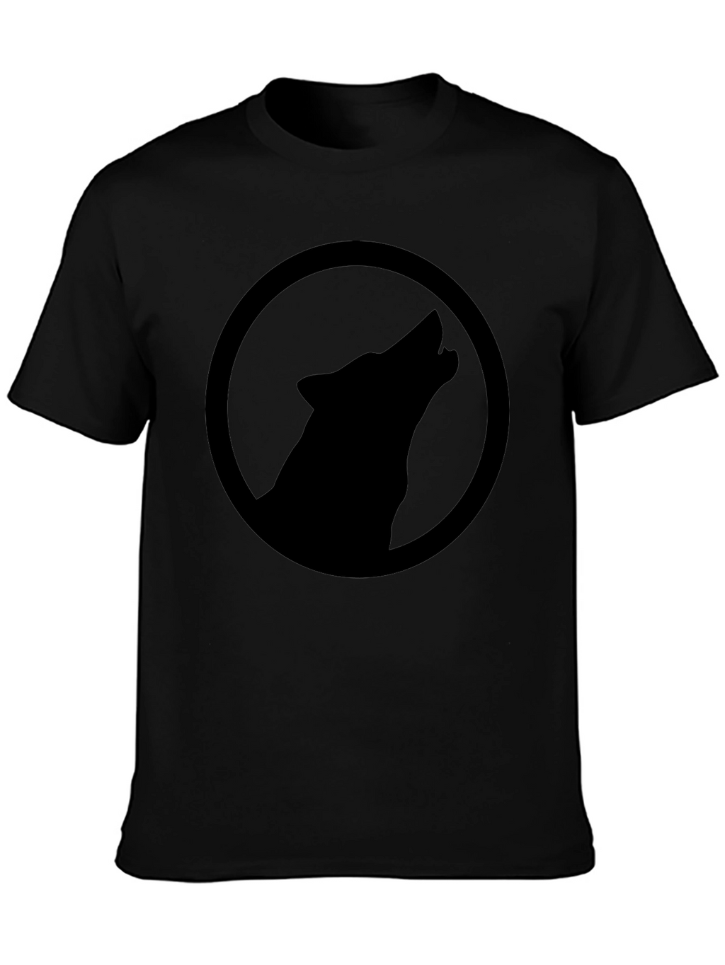Wolf Howl Silhouette Graphic T-Shirt