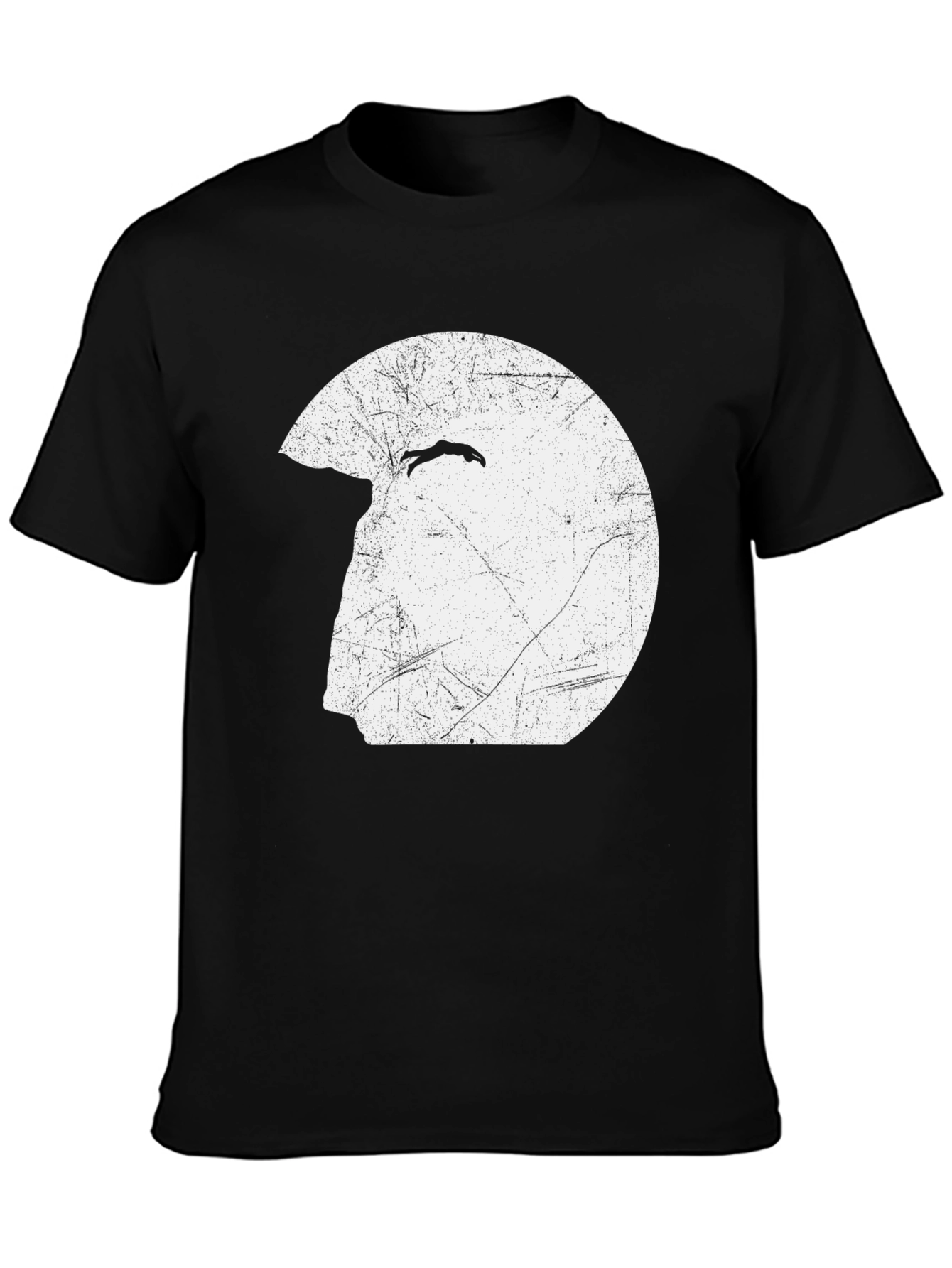 Retro Diver Graphic Black T-Shirt