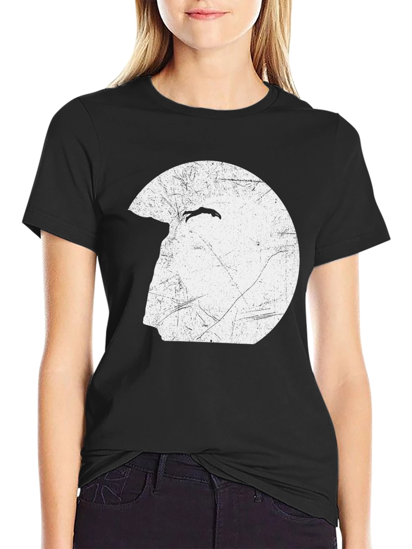 Retro Diver Graphic Black T-Shirt