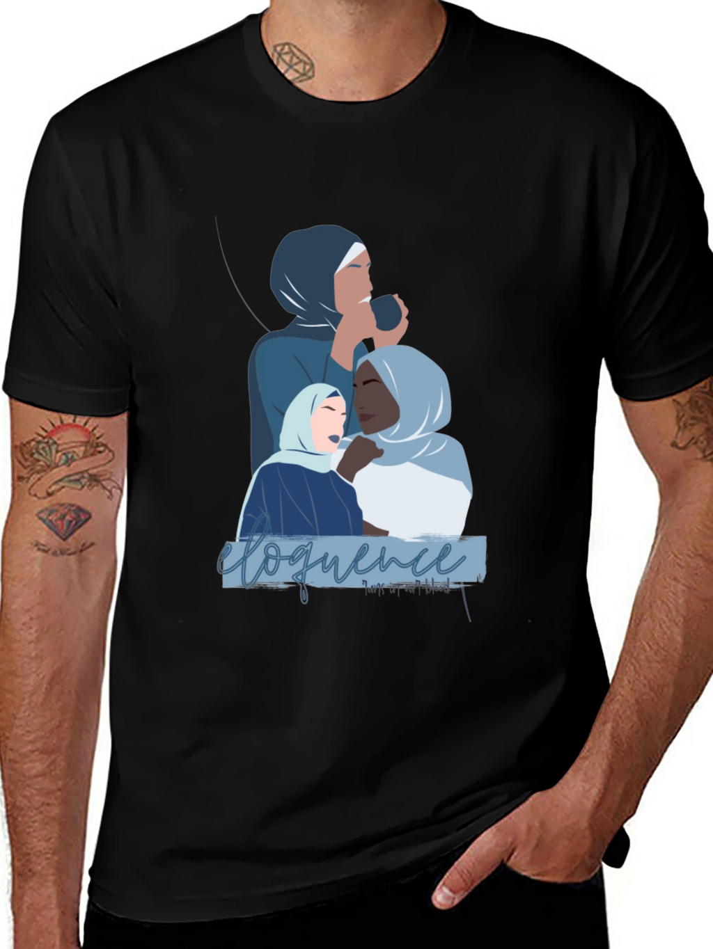 Eloquent Hijabi Graphic Tee