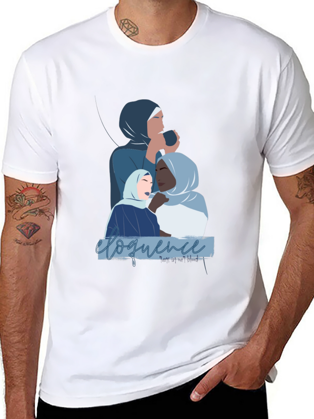 Eloquent Hijabi Graphic Tee