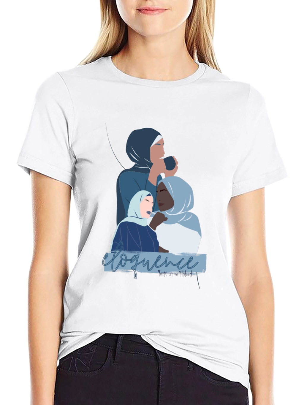 Eloquent Hijabi Graphic Tee