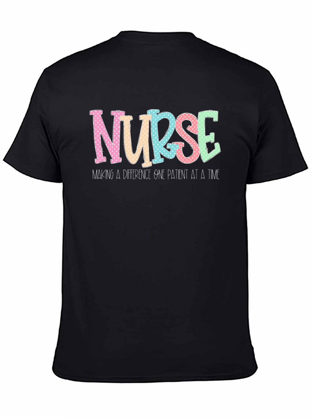 Nurse Making a Difference Black T-Shirt