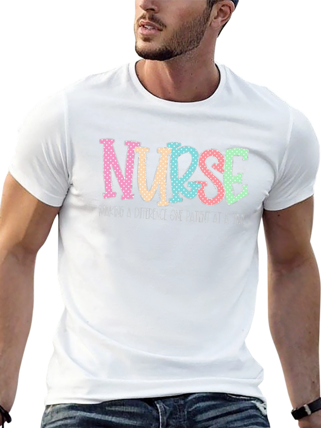 Nurse Making a Difference Black T-Shirt