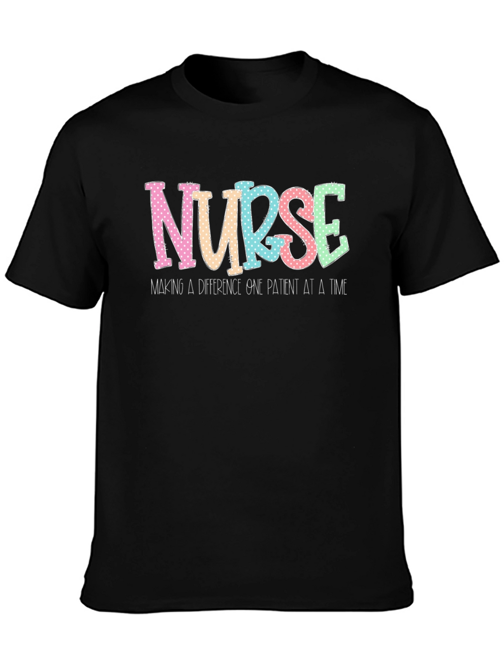 Nurse Making a Difference Black T-Shirt