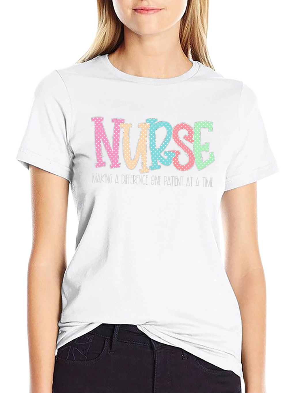 Nurse Making a Difference Black T-Shirt