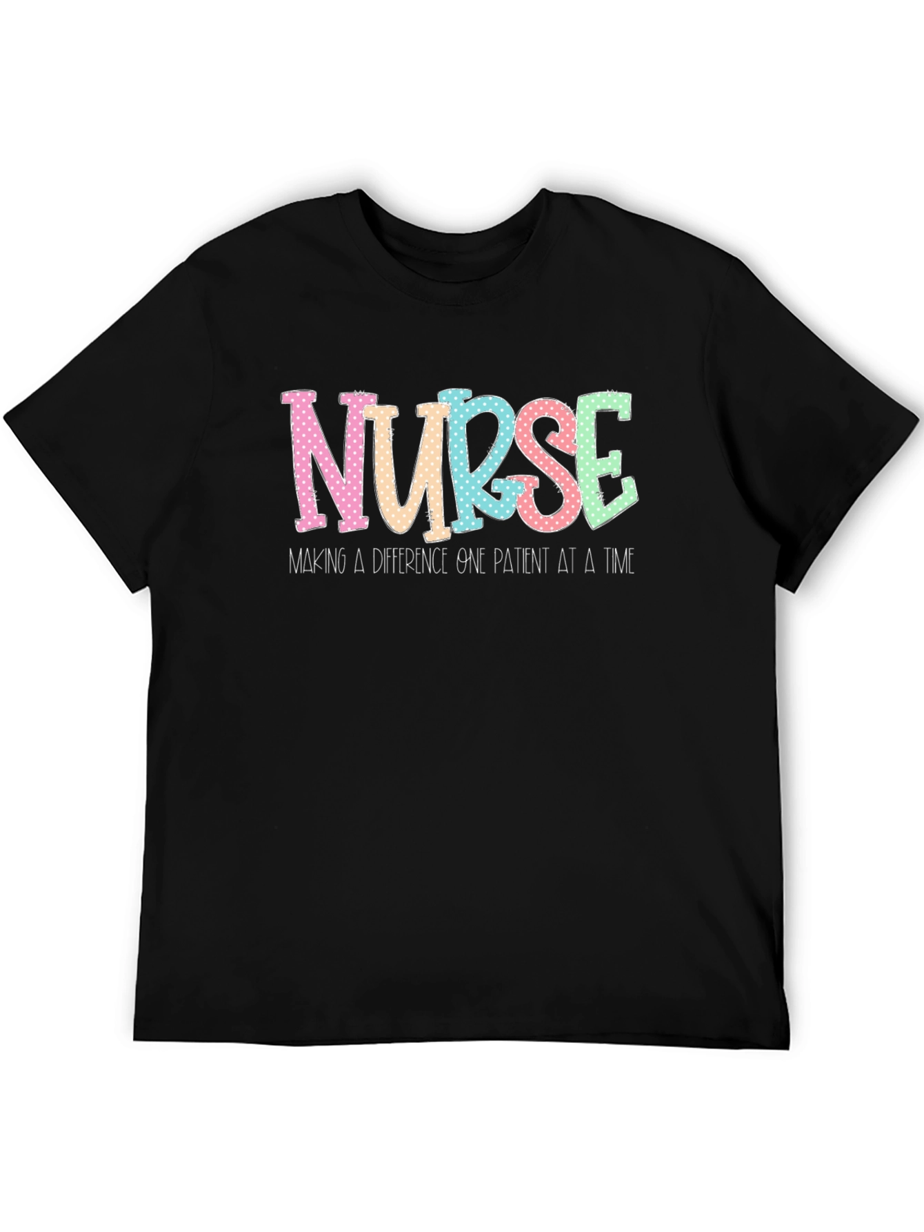 Nurse Making a Difference Black T-Shirt