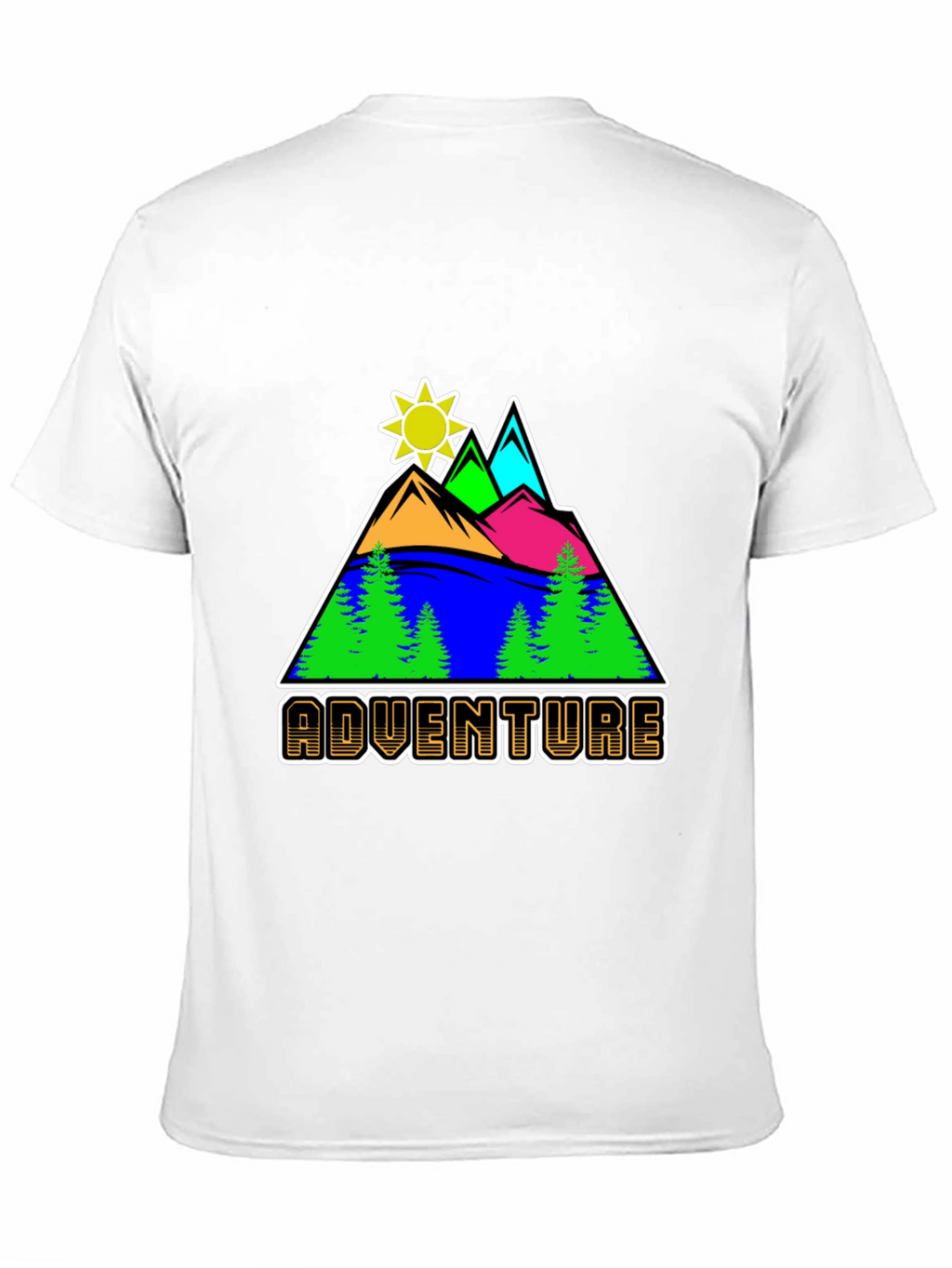 Adventure Graphic Tee - Mountain Scene T-Shirt