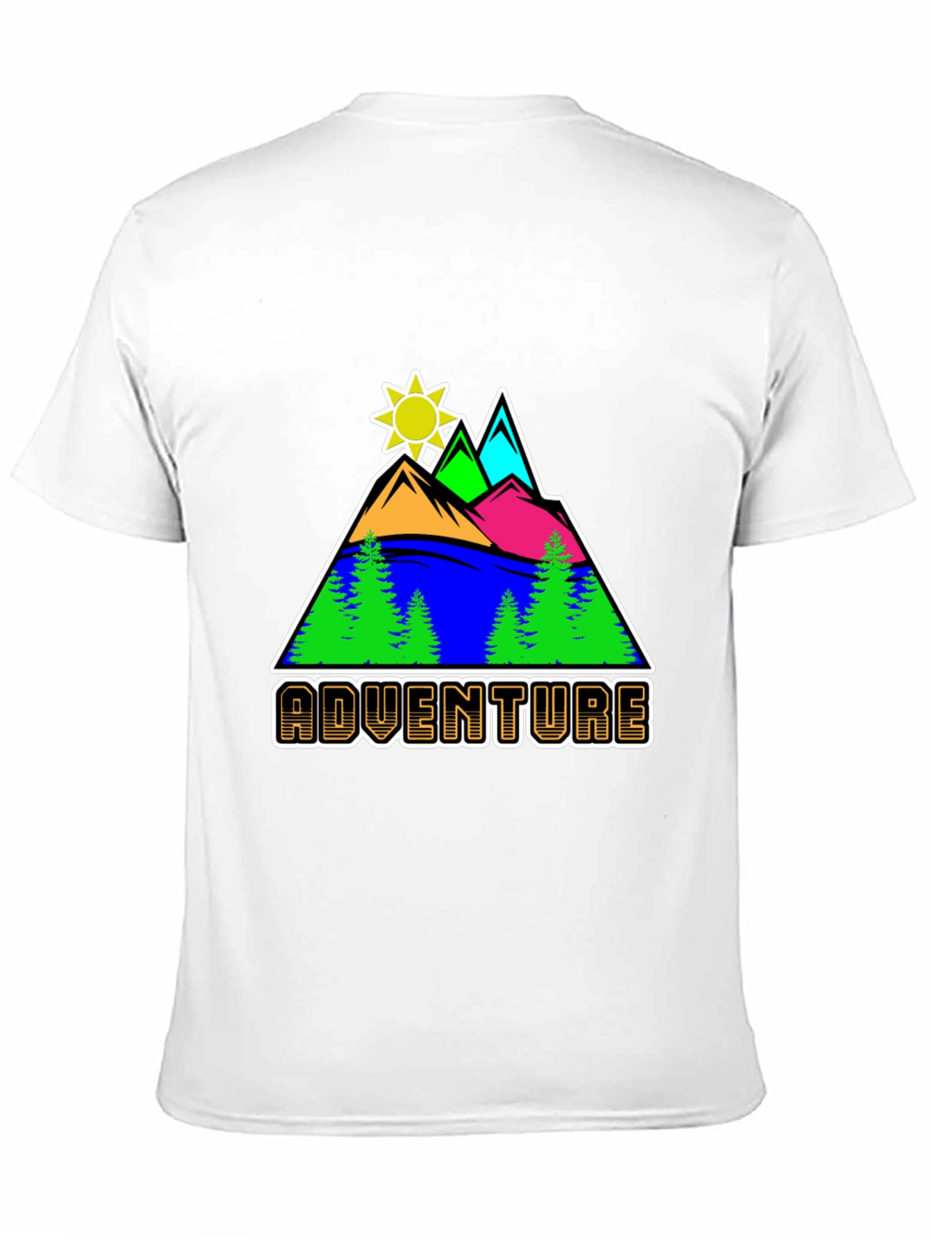 Adventure Graphic Tee - Mountain Scene T-Shirt