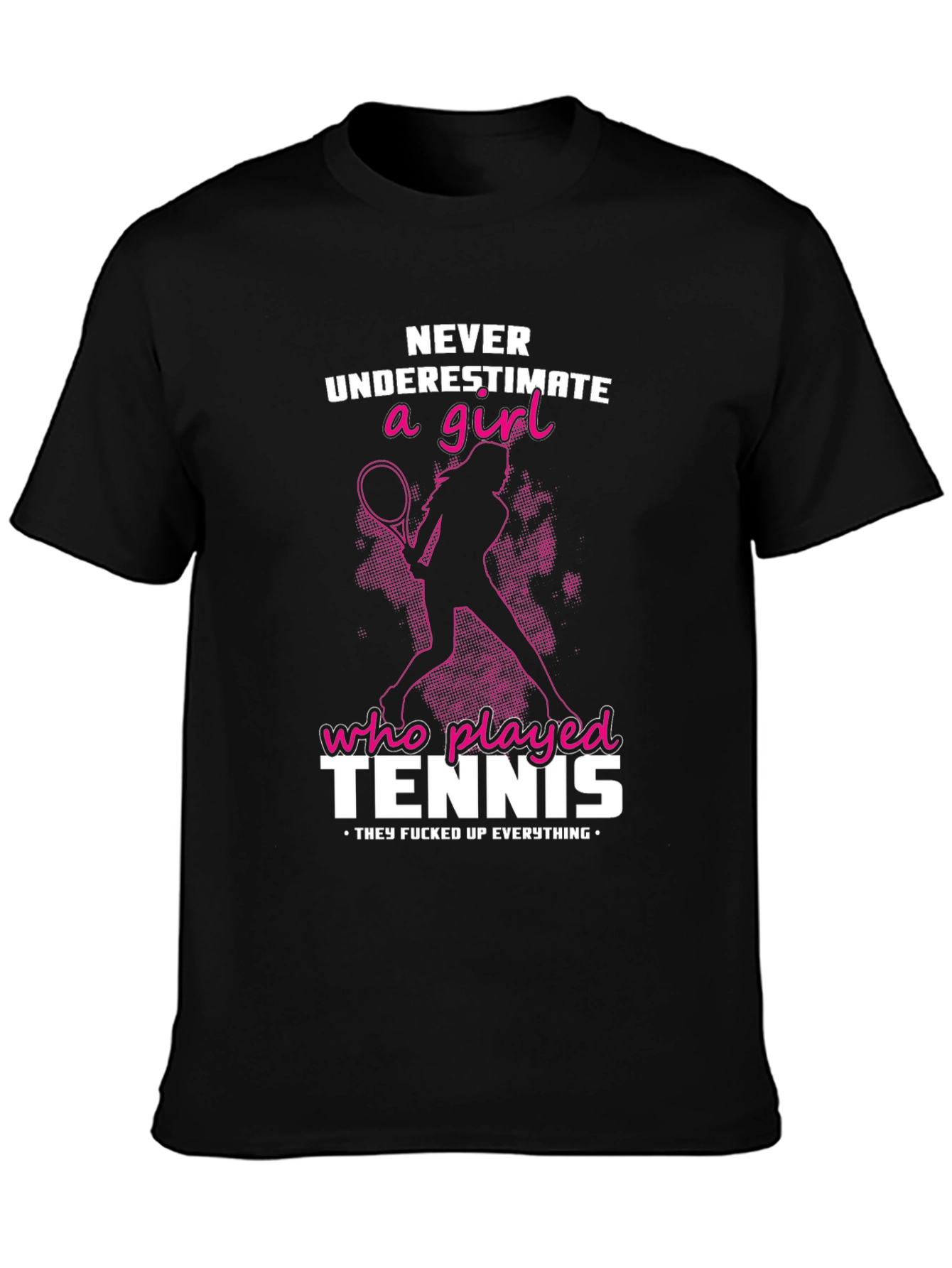 Tennis Girl Graphic T-Shirt