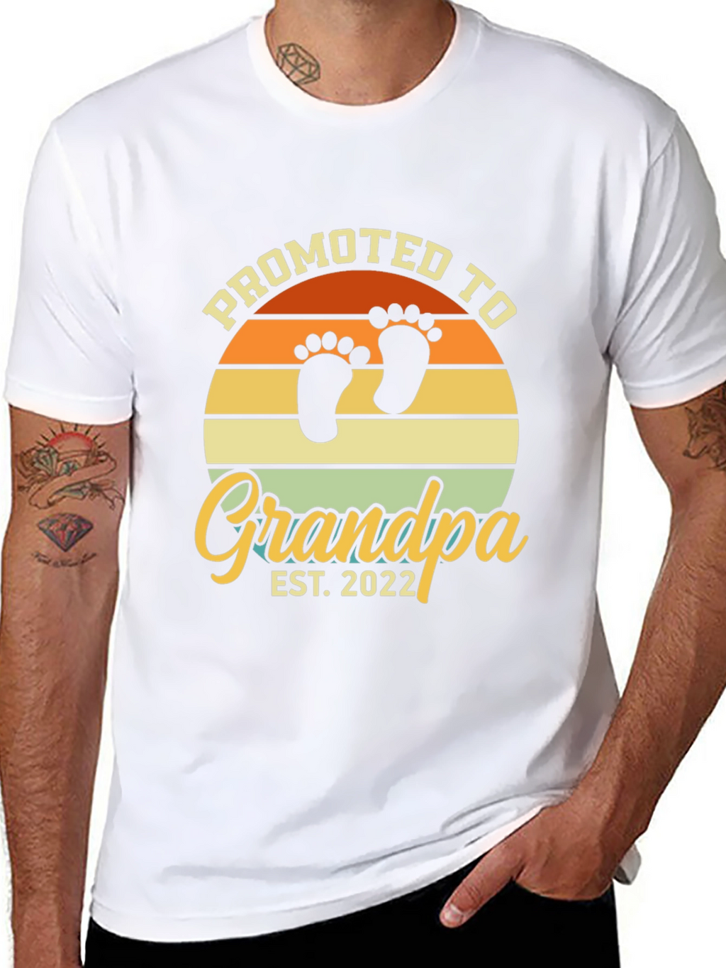 Promoted to Grandpa 2022 T-Shirt
