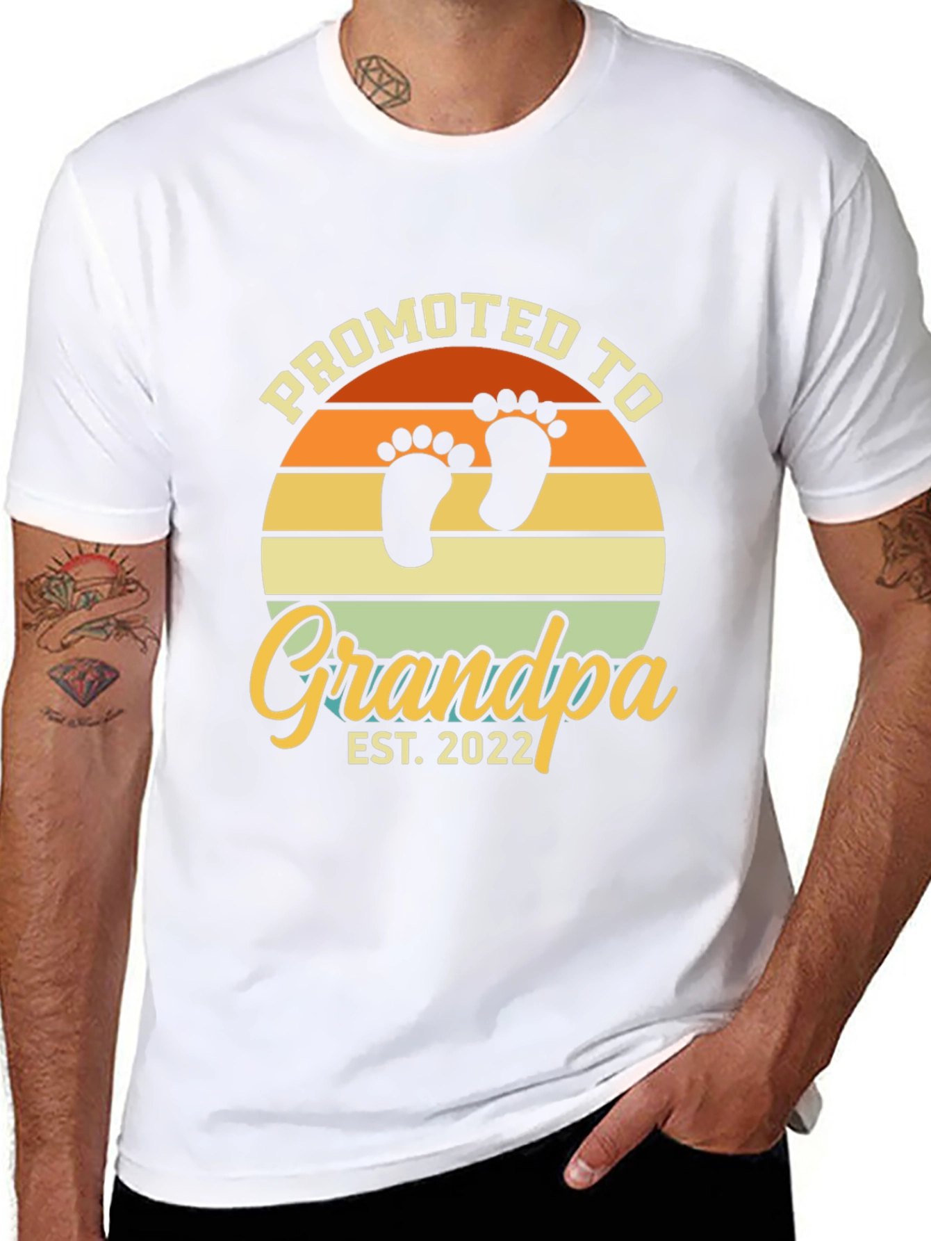Promoted to Grandpa 2022 T-Shirt