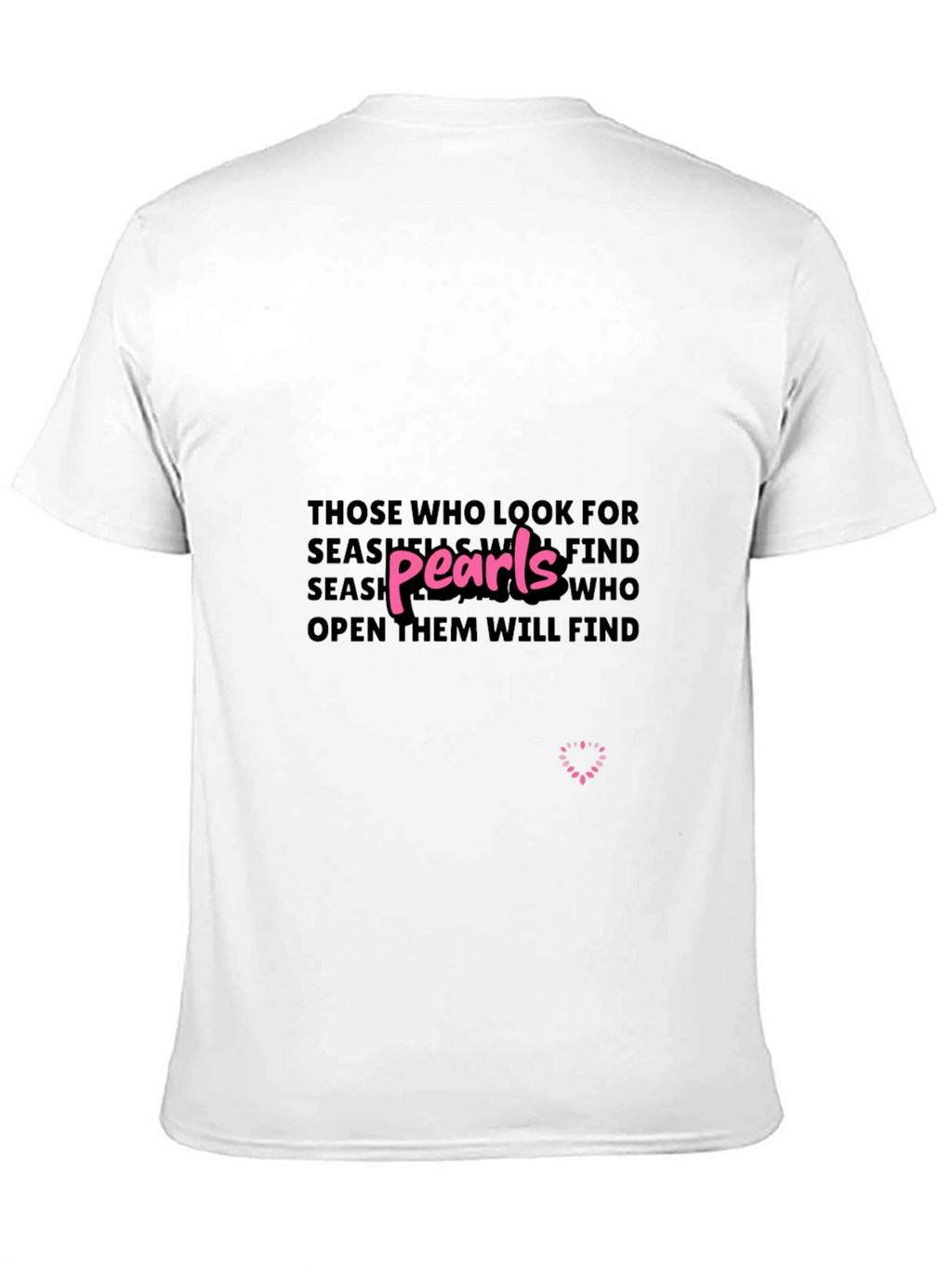 Pearls Wisdom Graphic Tee - Unisex Black T-Shirt