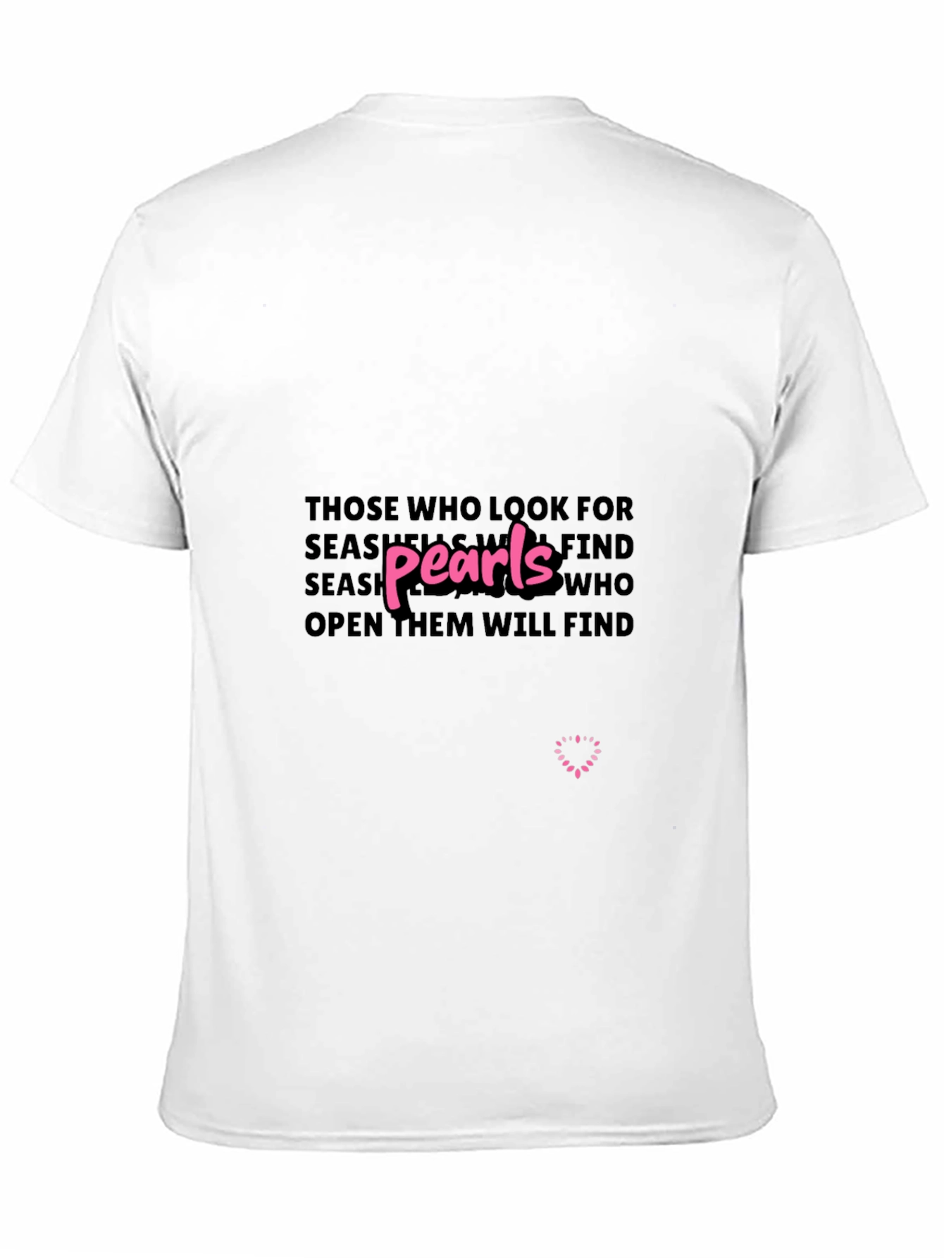 Pearls Wisdom Graphic Tee - Unisex Black T-Shirt