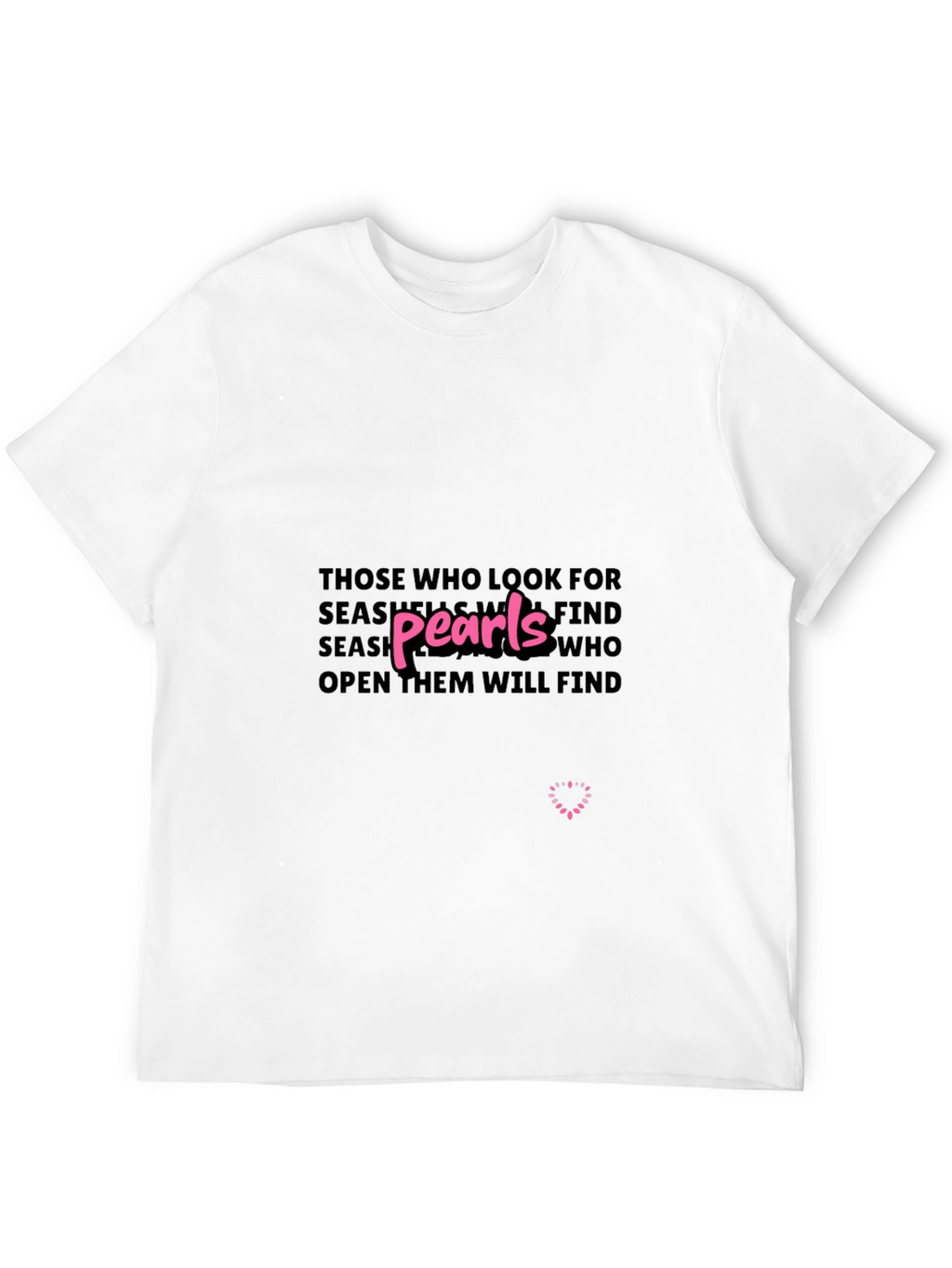 Pearls Wisdom Graphic Tee - Unisex Black T-Shirt