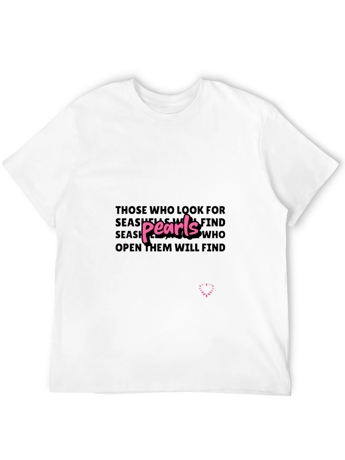 Pearls Wisdom Graphic Tee - Unisex Black T-Shirt