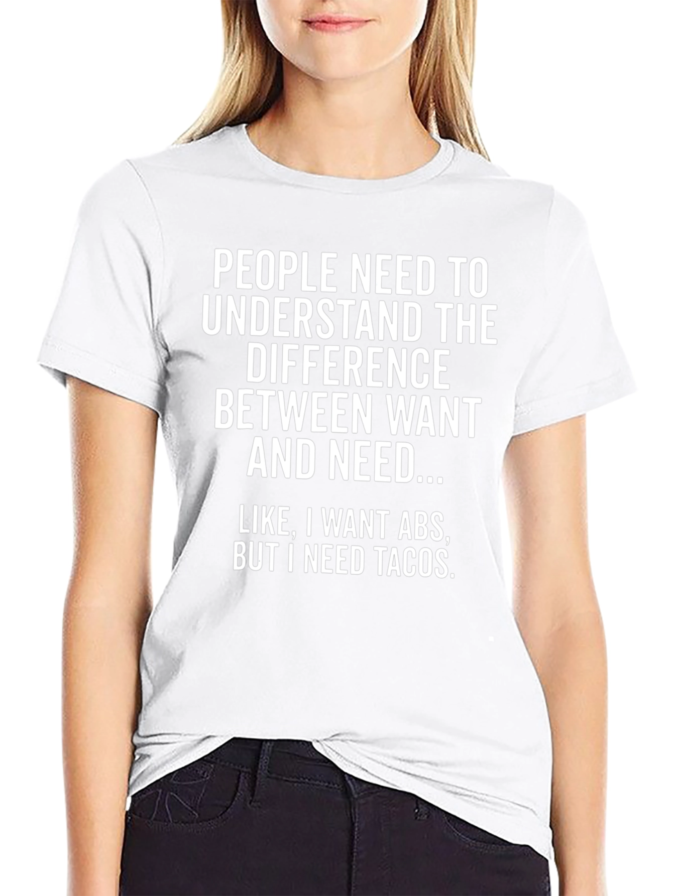 Want ABS Need Tacos Graphic Tee
